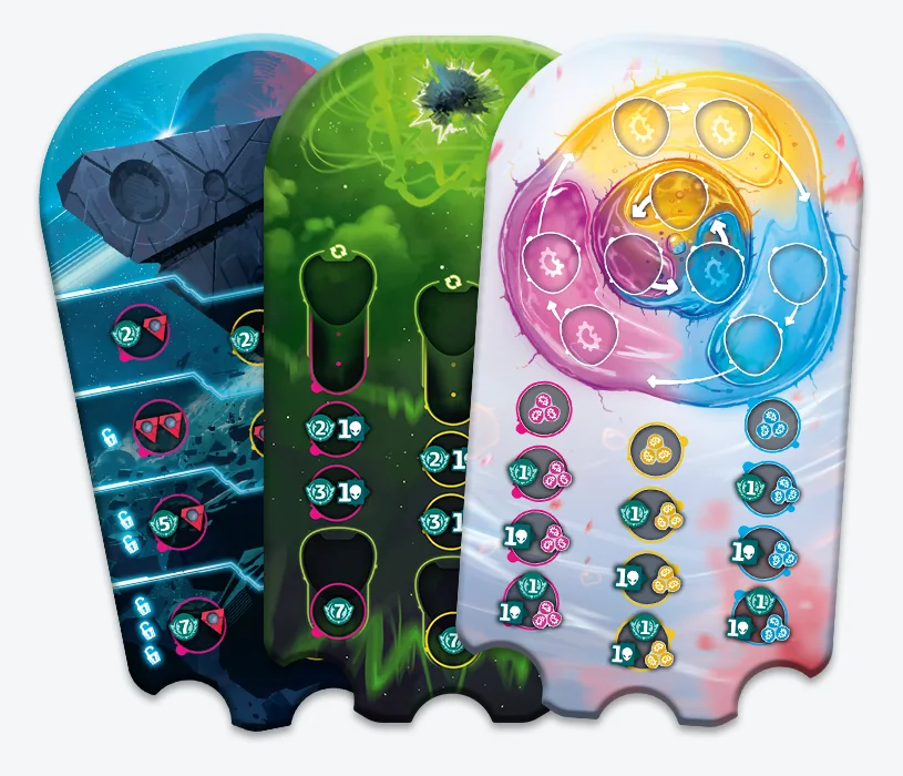 Official display of the three new alien species boards in Space Agencies
